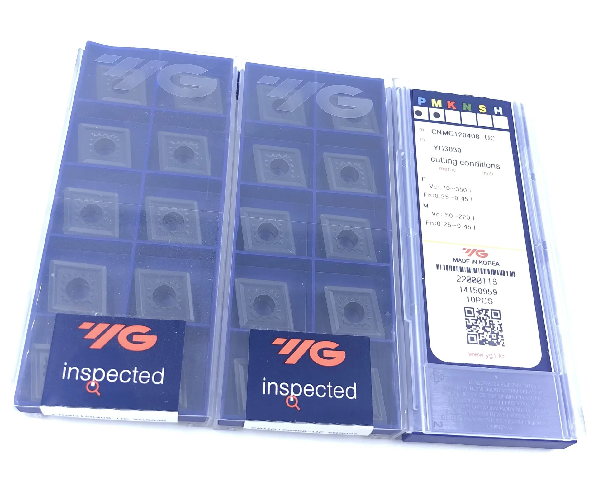 YG-1 CNMG120404 CNMG120408 CNMG120412 CNMG160612 CNMG160616 YG3030 Carbide Insert CNMG Inserts