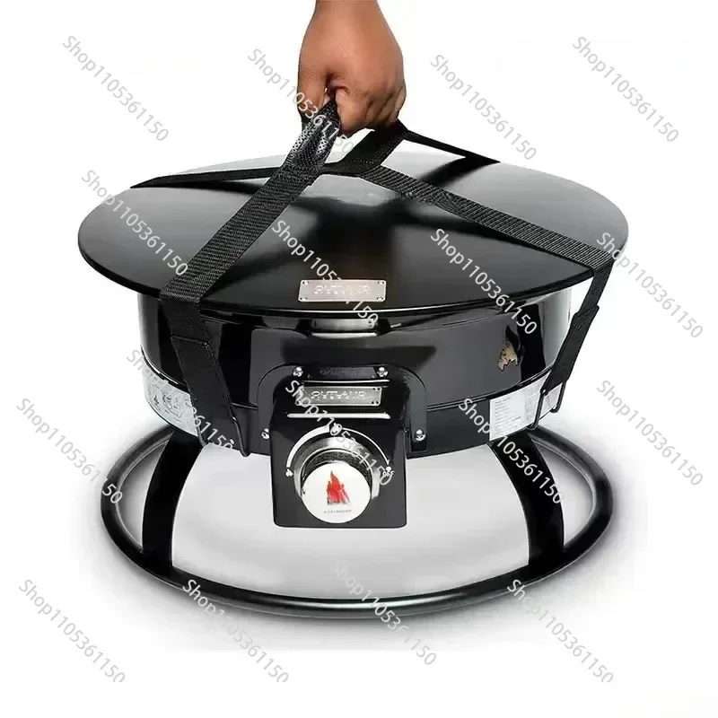 Outdoor Portable Propane Gas Fire Pit 58,000 BTU Camping Trips RV Travels Tailgating Get-Togethers And Family Evenings