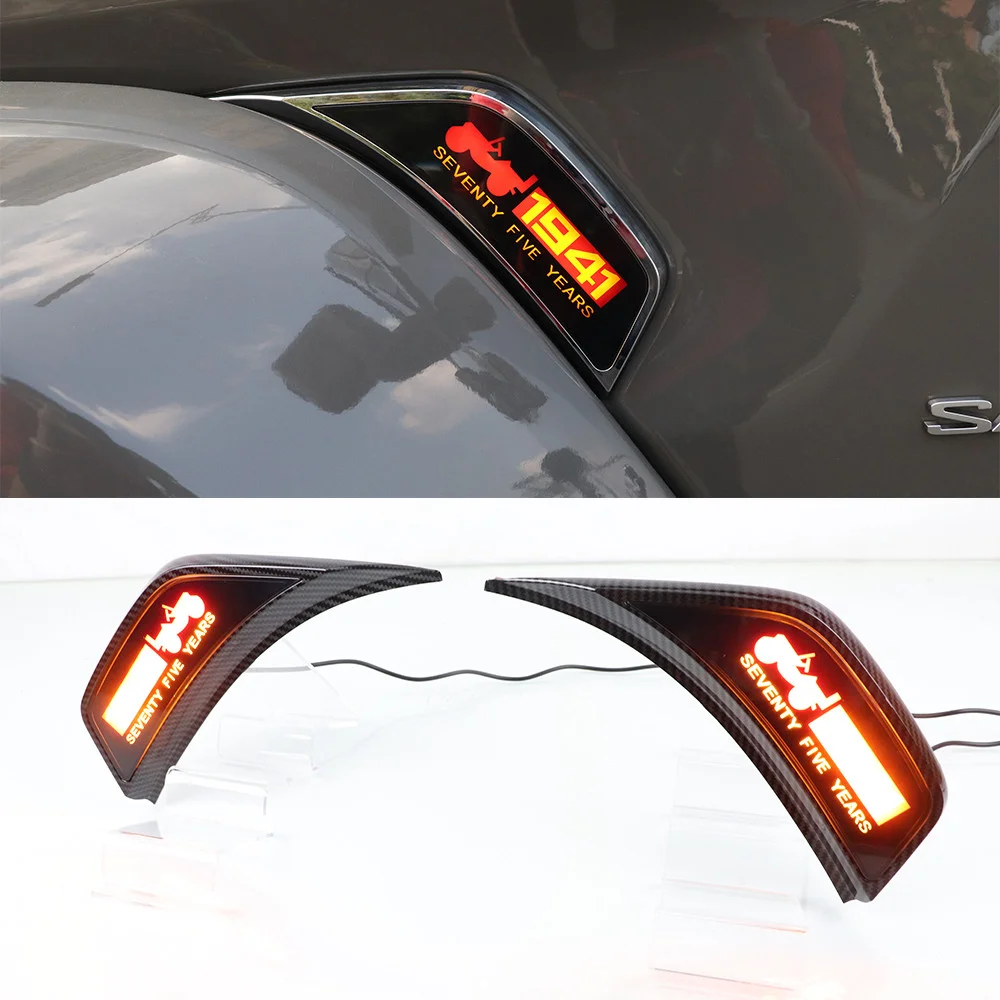 2PCS LED Front Fender Side Marker Light Turn Signal Lamp For Jeep Wrangler JL Gladiator JT Truck 2018 ~2022