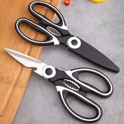 Kitchen Scissors Chicken Bone Fish Multi functional Stainless Steel Scissor Clip Walnut and Nut Roast Meat Scissors Kitchen tool