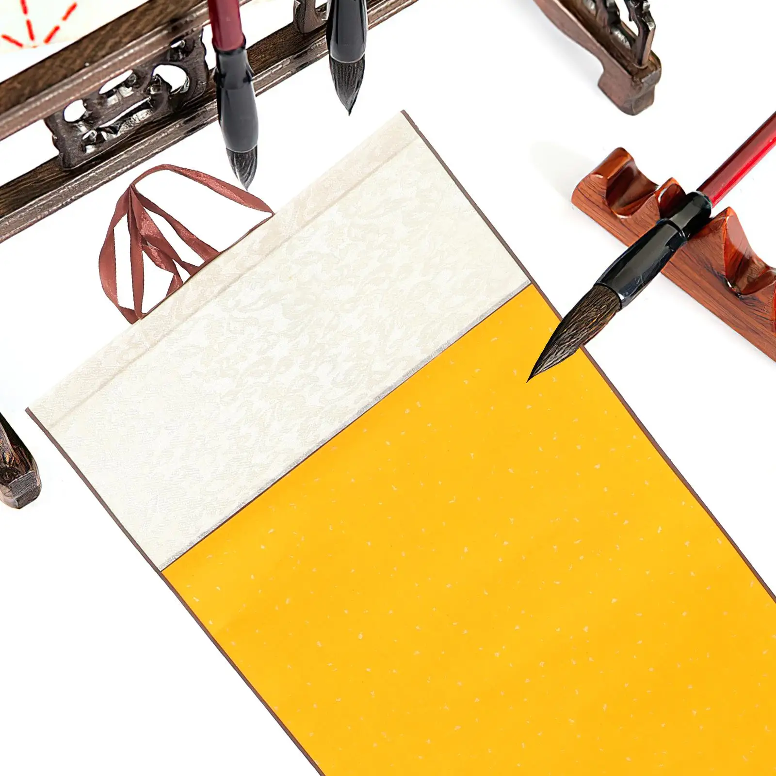 Blank Scroll Calligraphy Art Multi-function Chinese Painting Drawing Scrolls Wall Paper