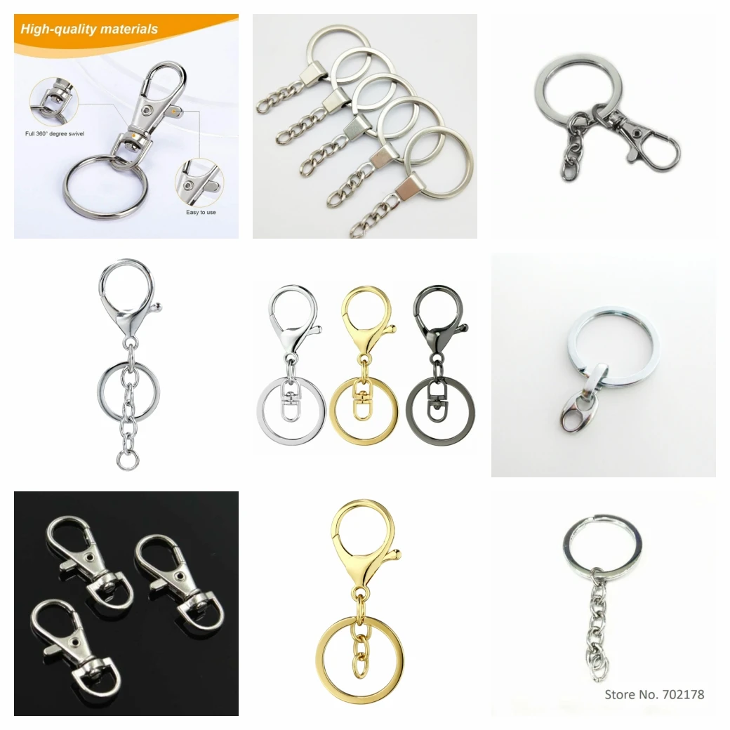 Porte-Clés en Alliage de Zinc, Accessoires de Bricolage, Gadget Souvenir Innovant, Médaillon Diffuseur en Verre, Pendentif de Collier, Bijoux Cadeau