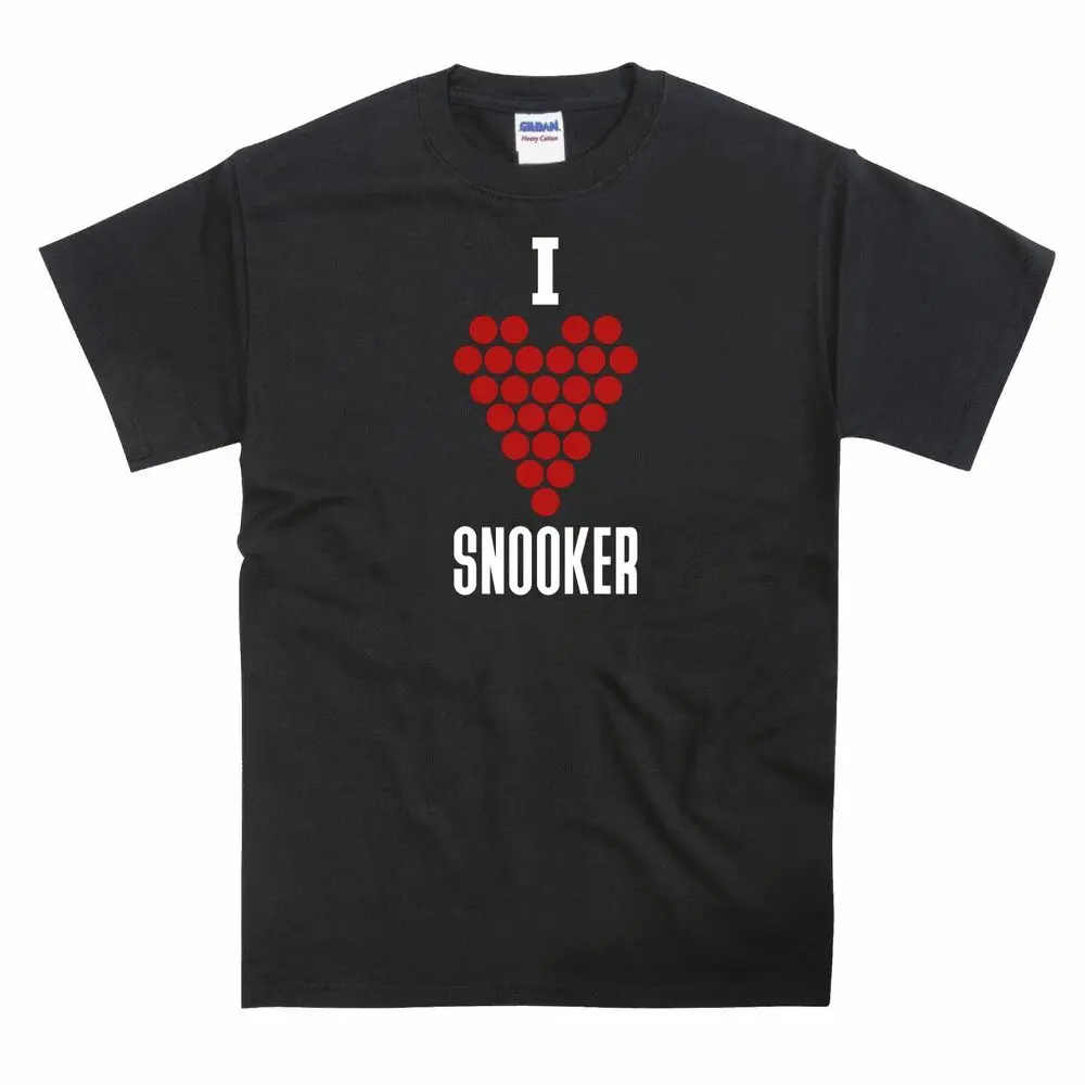 

I Love Heart Snooker Cueball T-Shirt High Quality 100%Cotton Short Sleeve