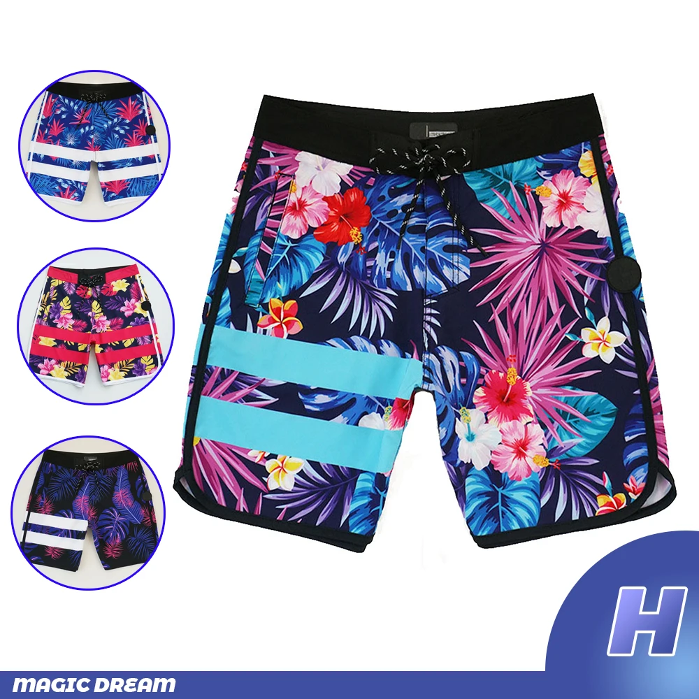 Nova moda clássica marca praia shorts phantom bermuda shorts à prova dwaterproof água secagem rápida roupa de banho casual surf boardshorts 2025 apr