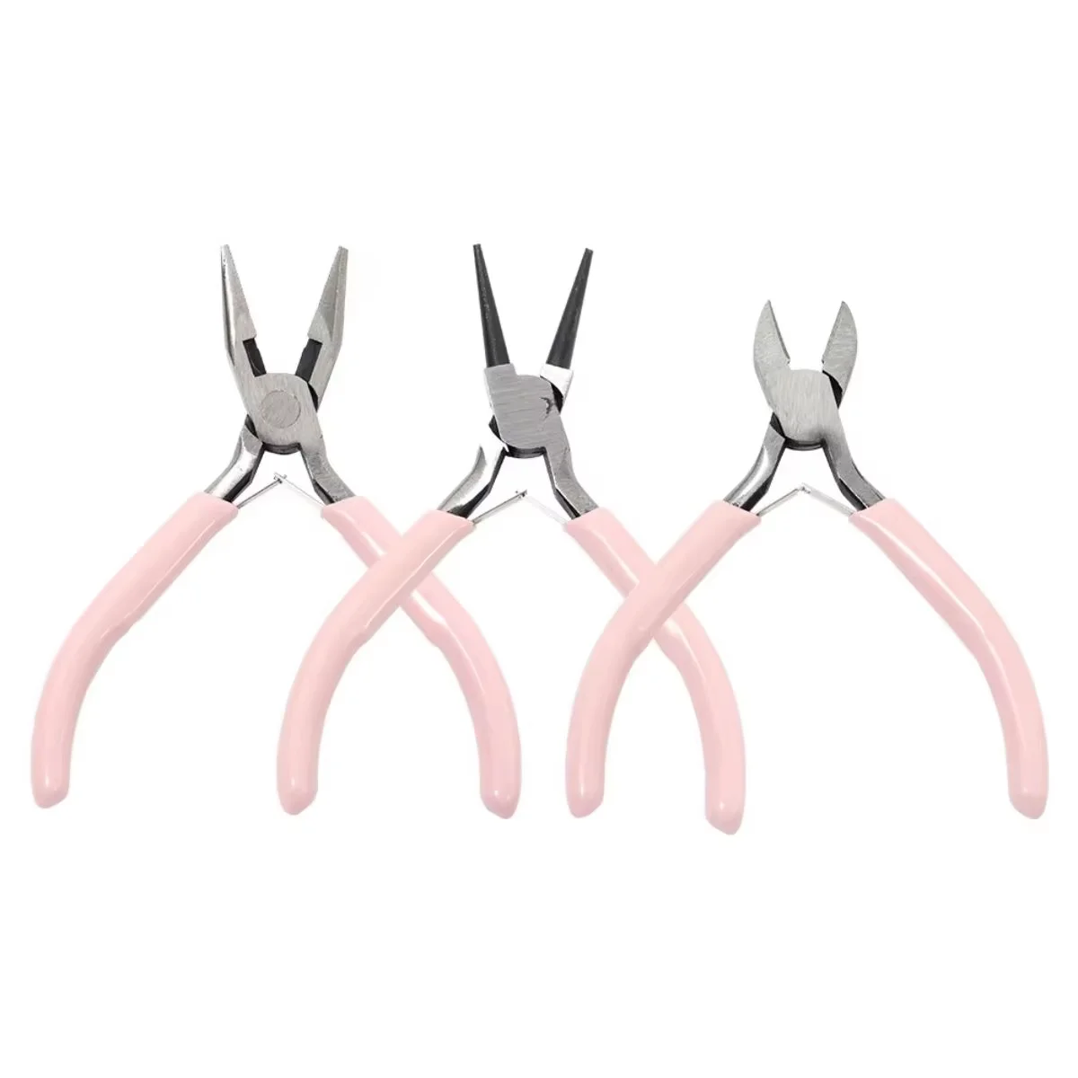 4-pack sieradentang, gereedschapsset voor het maken van sieraden met punttang/kettingtang, ronde neustang - afbeelding 1