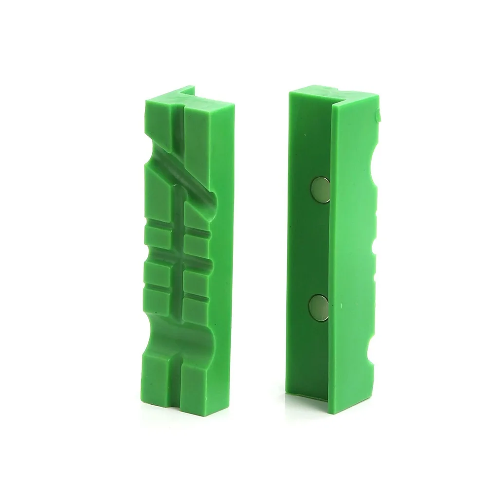 2pcs 4/5/6 Inch Magnetic Vise Pad Vise Jaws Pad Cover Protector For Metal Vise Bench Vise Machine Tool Woodworking Accessories