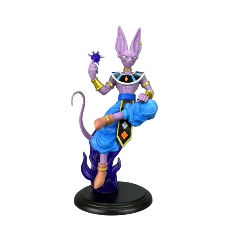 Anime Dragon Ball Beerus Figure God of Destruction Action Figurine PVC Statue Model Collectible Desk Ornament Toy Kids Gift