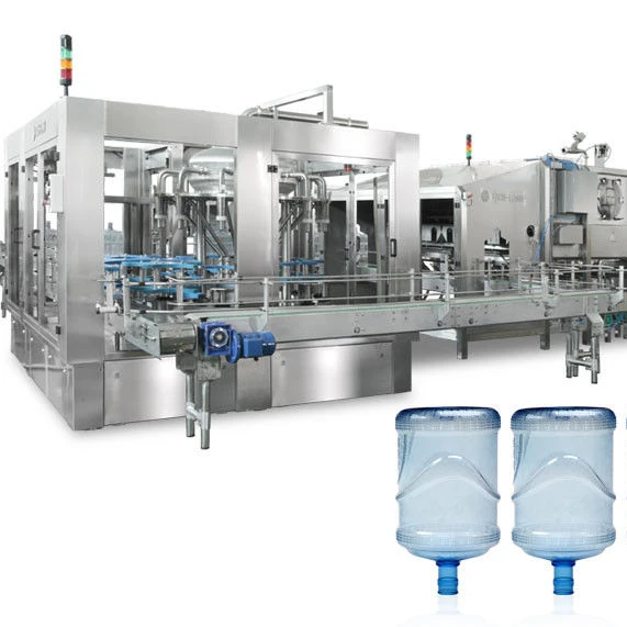 Automatic Mineral Water 20L Bottle Filling Machine For Big Bottles 5L 10L