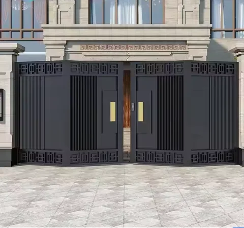 Customization High Quality House Main Gate Designs Swing/Sliding Driveway Gates Portail Aluminium Decorative Aluminum Gates