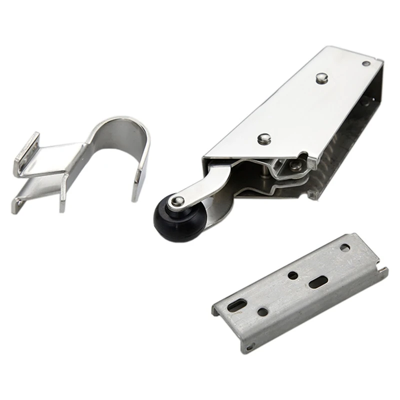 Spring Action Door Closer, With Black Rubber Pad On The Spring-Loaded Door Closer, Commercial Freezer Door Closer