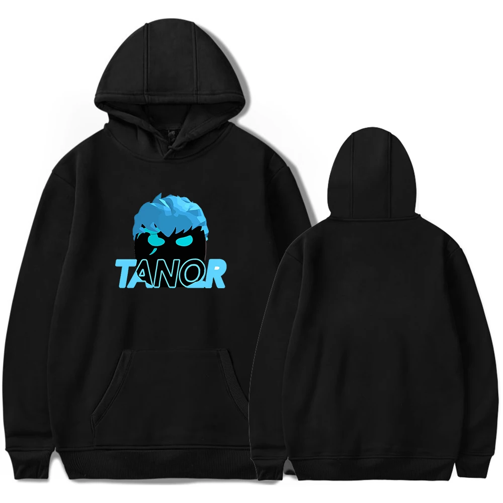 Tanqr Merch Hoodie SMP Same Cosplay Sweatshirt Fake Necklace Print Hoodies Men Women Autumn Pullover Hip Hop Y2k Tanqr Clothes