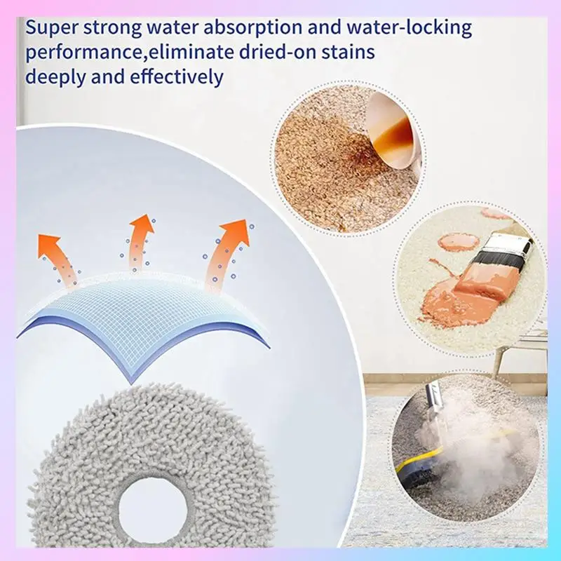 ABRG-Hauptseitenbürste Hepa-Filter Mopptücher Staubbeutel Kunststoff Ersatzteile für Ecovacs Deebot X2 / X2 Pro / X2 Omni Robot Vac