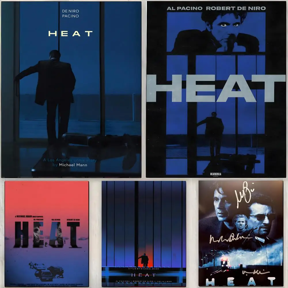 movie crime thriller H-Heat Poster Modern Home Interior Decor Artistic Wall Decoration
