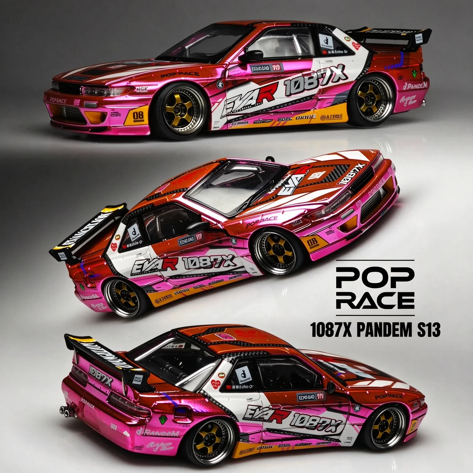 Xcartoys&POPRACE 1/64 EVA RT 1087X PANDEM S13 