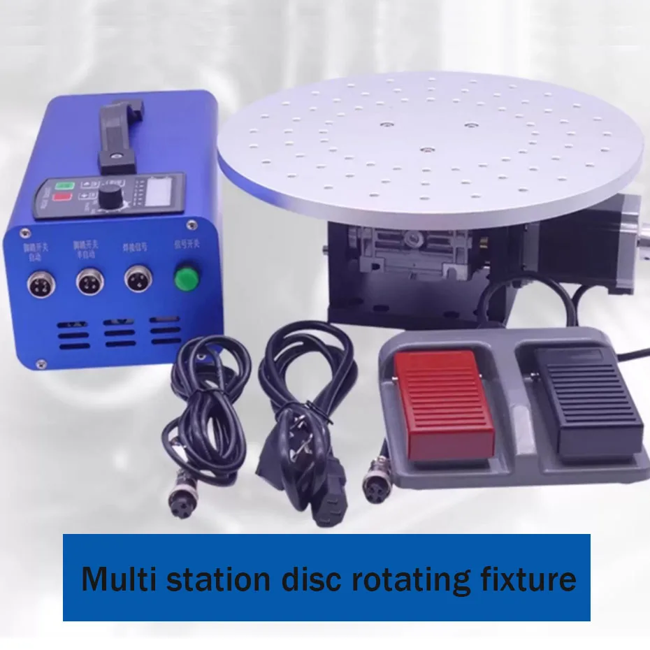 Multi station rotating worktable motor 360 degree disc rotating shaft marking engraving machine rotating shaft rotating fixture