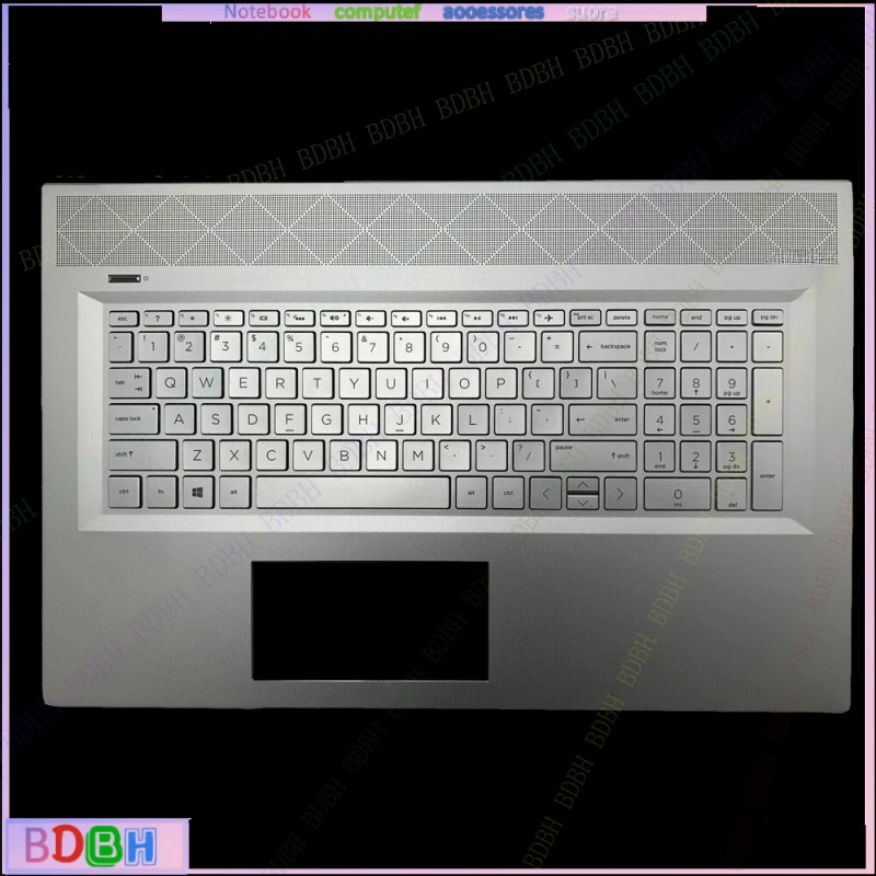 For HP ENVY 17-BW 17T-BW 17M-BW TPN-W137 Palmrest Backlit Keyboard L20714-001
