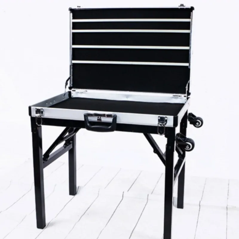 

Portable Jewelry Display Rack Mobile Booth Earrings Displays Stand Jewelers Rings Showcase Holder Folding Trinket Storage Stand