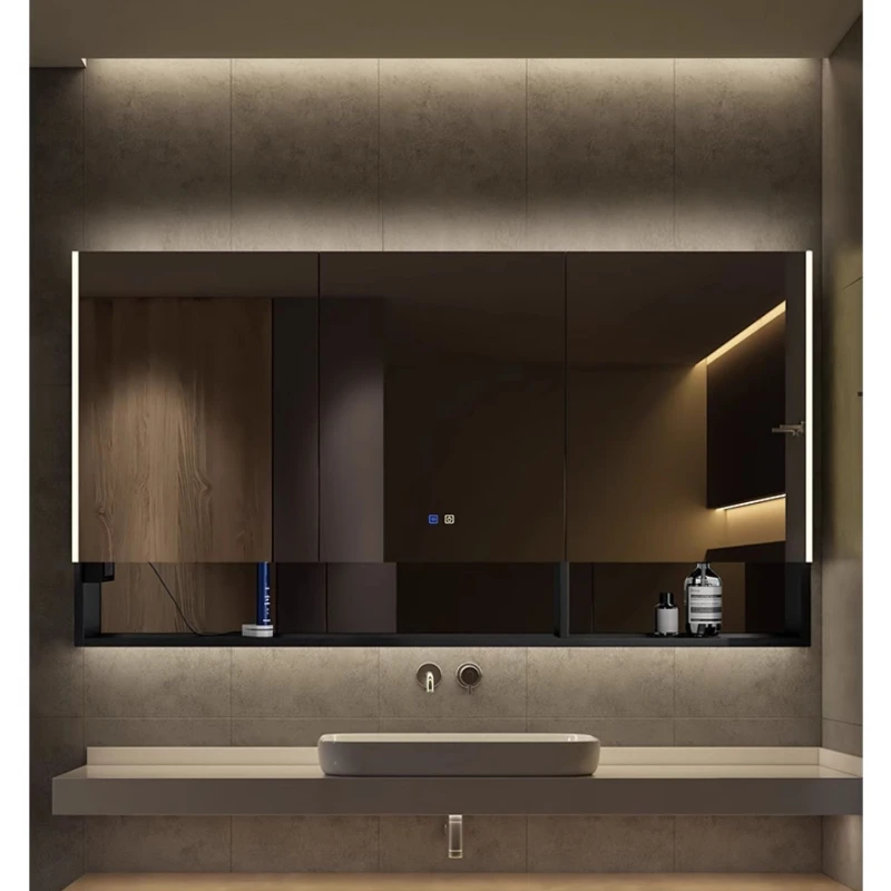 

Bathroom, smart, separate, mirror storage integrated cabinet