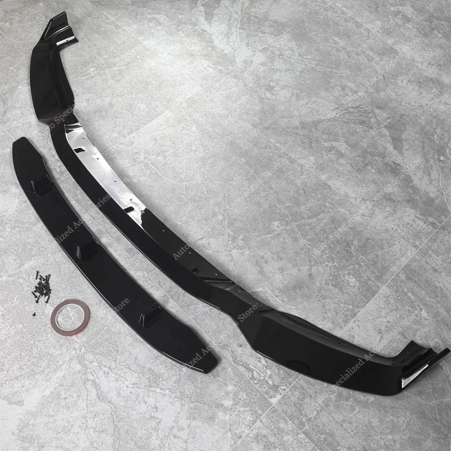 Fit For BMW X6 F16 40i M50i M50d M Pack 2014-2018 M Sport Gloss Black Front Bumper Splitter Lip Spoiler Diffuser Bodykits Tuning
