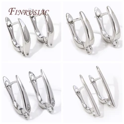 18K Gold Plated Anti-Allergy Earring Hooks Basic Copper Earwire Fastener Accessories For DIY Women's Earring Making Supplies