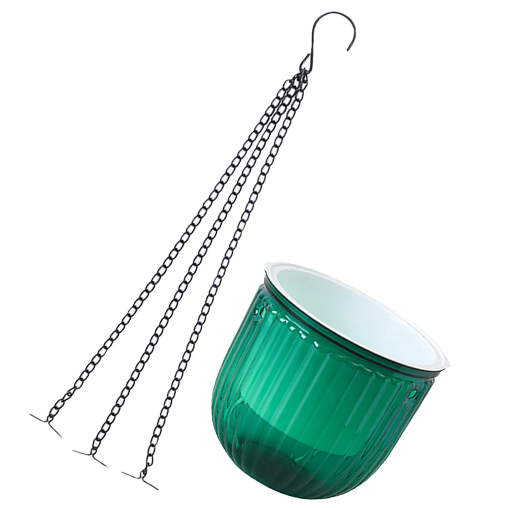 

Resin Hanging Basket Flower Pot Pots for outside Planter Self-priming Flowerpot Plastic Indoor Baskets