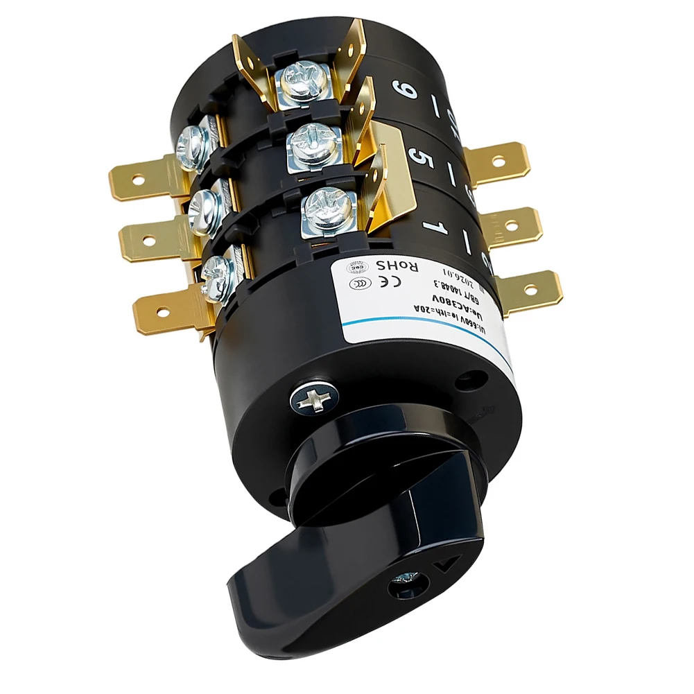 HZ5B 20/3 Combination Changeover Switch with 340A Short Circuit Making Capacity and AC3 Use Category Compliance