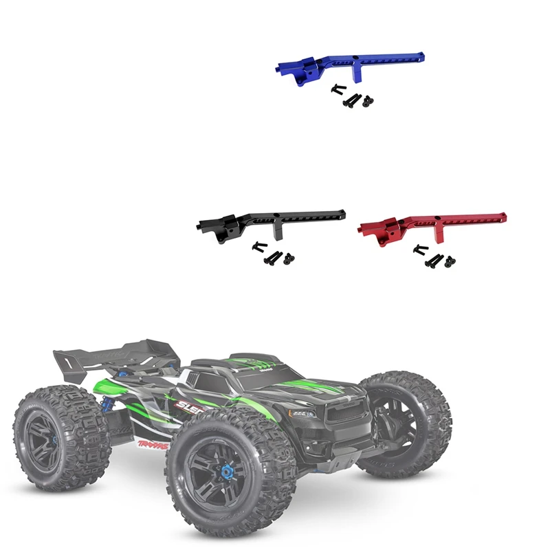 دعامة الهيكل الخلفي من الألومنيوم 9521 لـ 1/8 Traxxas Sledge 95076-4 RC ترقيات أجزاء السيارة الملحقات