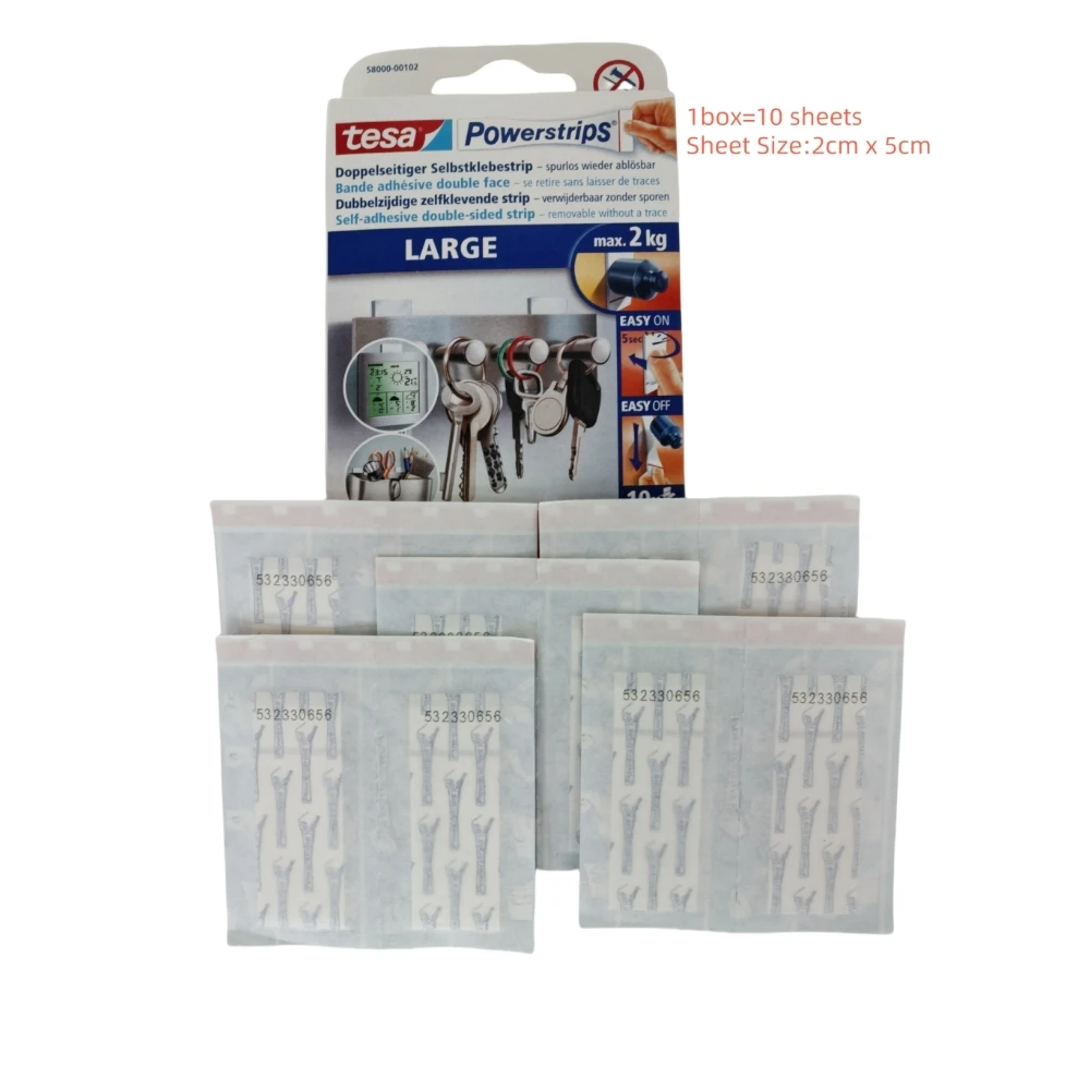 1 Box Tesa 58000 self-adhesive double-sided adhesive tape Long-lasting rubber adhesive tape