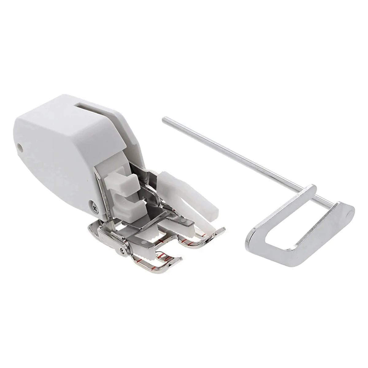 Open Toe Walking Foot พร้อมไกด์ปรับได้เหมาะกับจักรเย็บผ้าต่ํา - Brother, , Singer และอื่นๆ