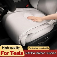 For Tesla Model 3 Model Y Model X Interior Accessories Nappa leather Car Seat Cover Soft Auto Seat Cushion Chair Protector Pad