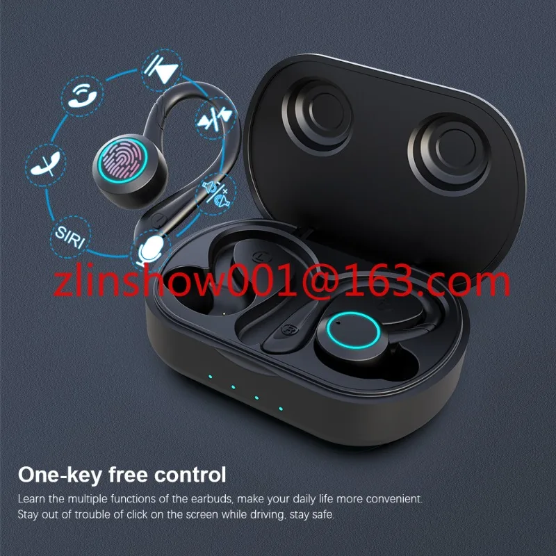 Auriculares estéreo HIFI resistentes al agua con gancho para la oreja Audifonos Fone De Ouvido auriculares inalámbricos Bluetooth Tws auriculares deportivos
