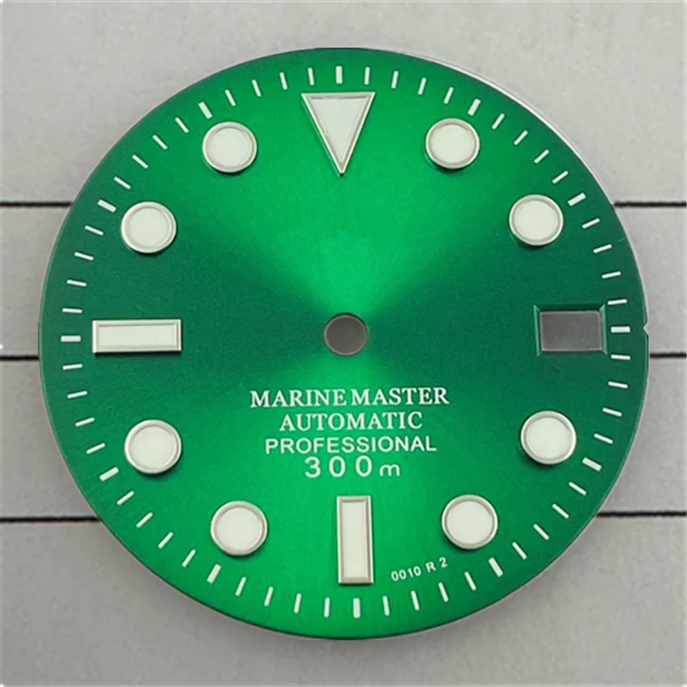 개조 28.5mm Nh35 다이얼, NH35/nh36 무브먼트에 적합한 발광 시계 액세서리