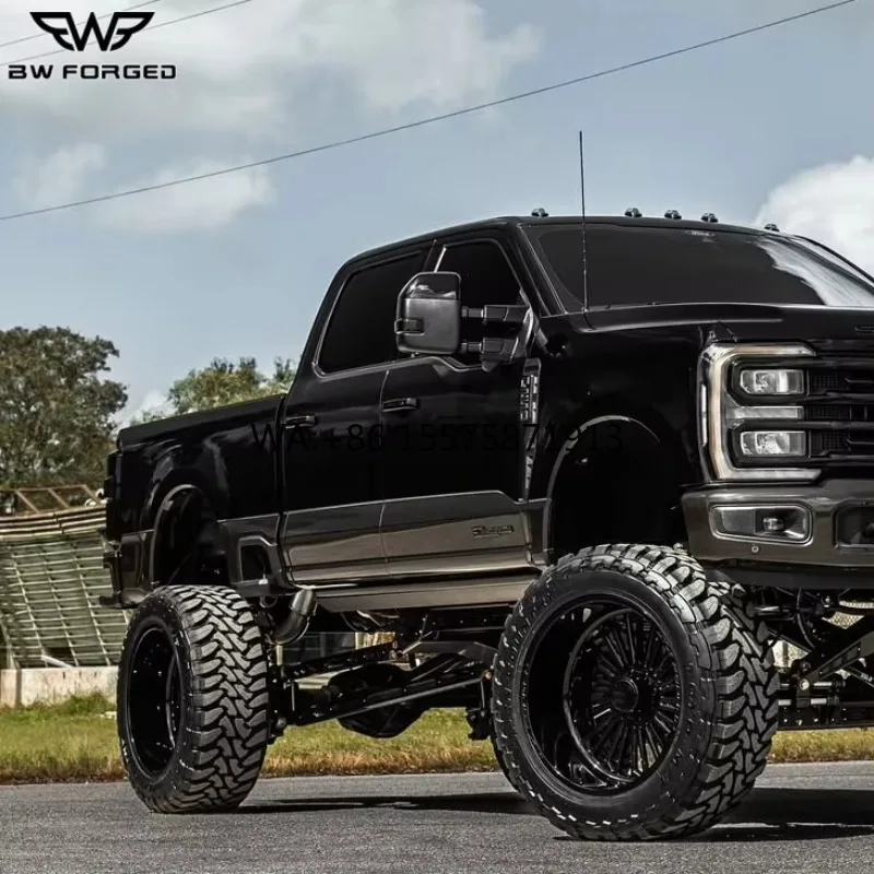 

Custom Forged Wheels trident Forged Wheels for Kg1 Forged Dodge 20 22 24 26 28 30Inch Truck Rims 24x12 6x5.5 Lug Truck Black