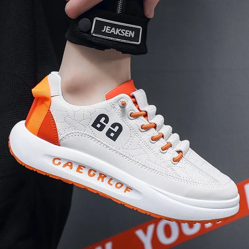 Sapatos casuais respiráveis para homens, tênis ciber comemorados, sola macia, novo, outono, 2022