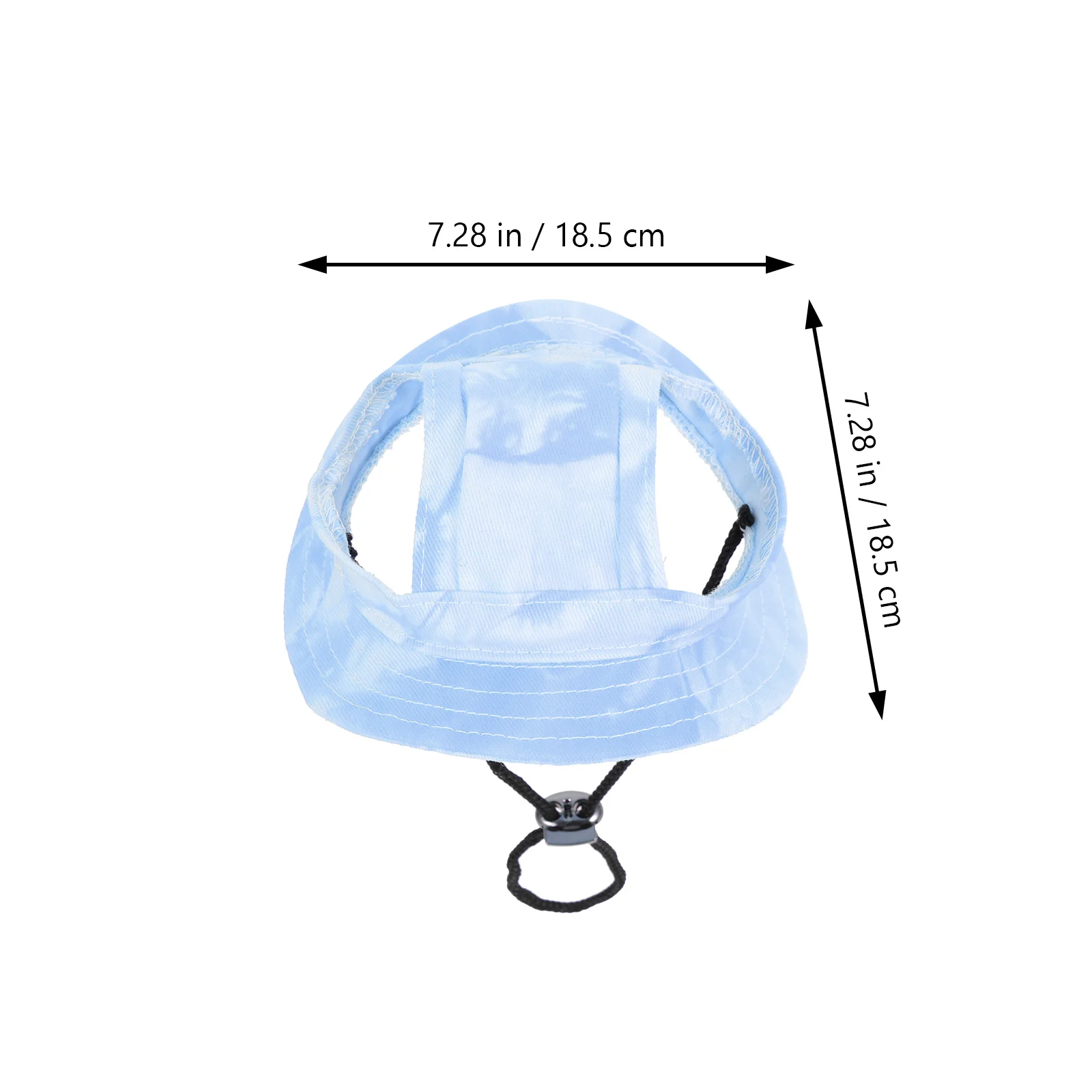 

Dog Sun Hats Cotton Material Breathable Design for Pets Protection from Sunlight Outdoor Travel Photography Props Hat