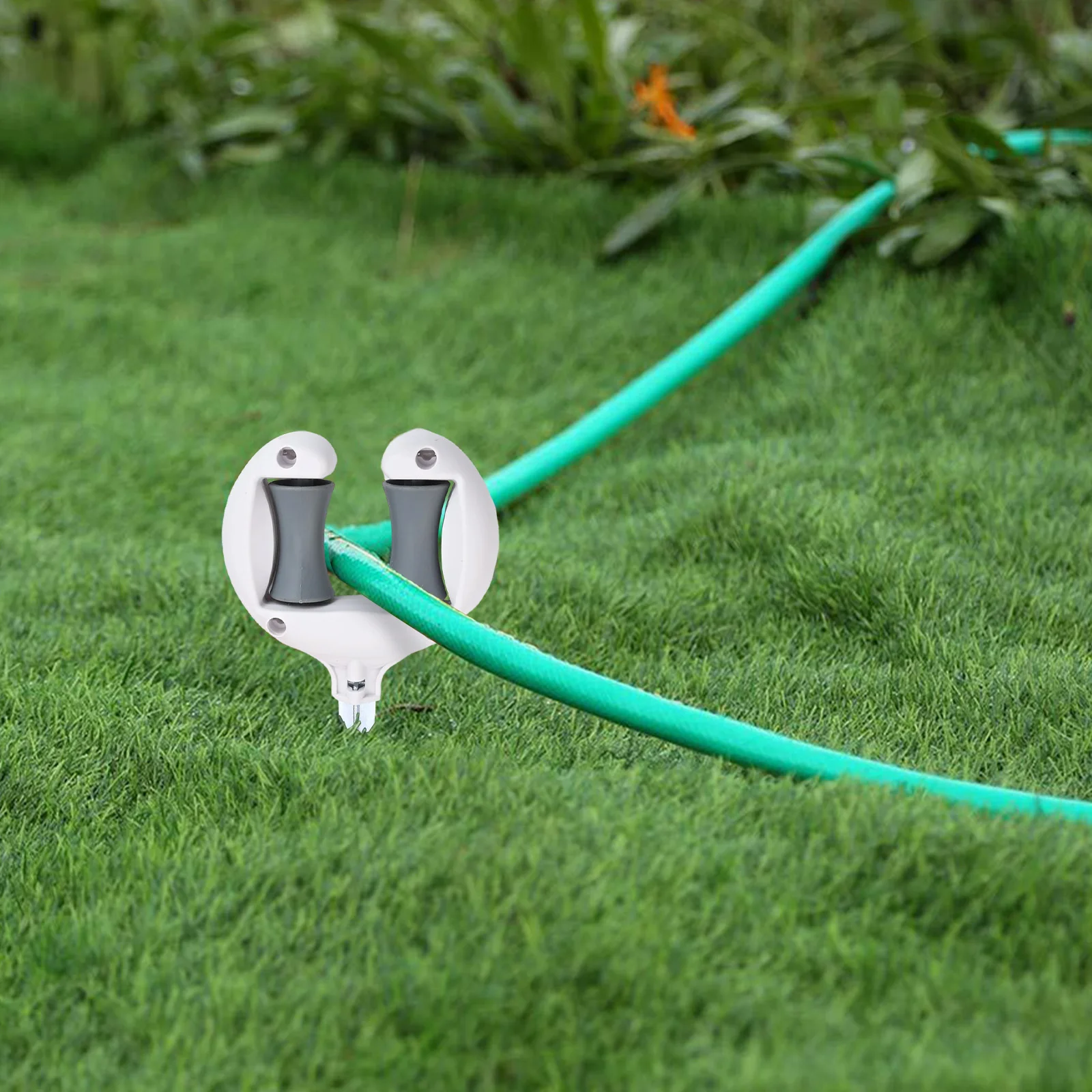 Garden Maintenance Garden Hose Guide Flower Bed Protector Metal Hose Guide Non-Damaging Design Stability For Plants