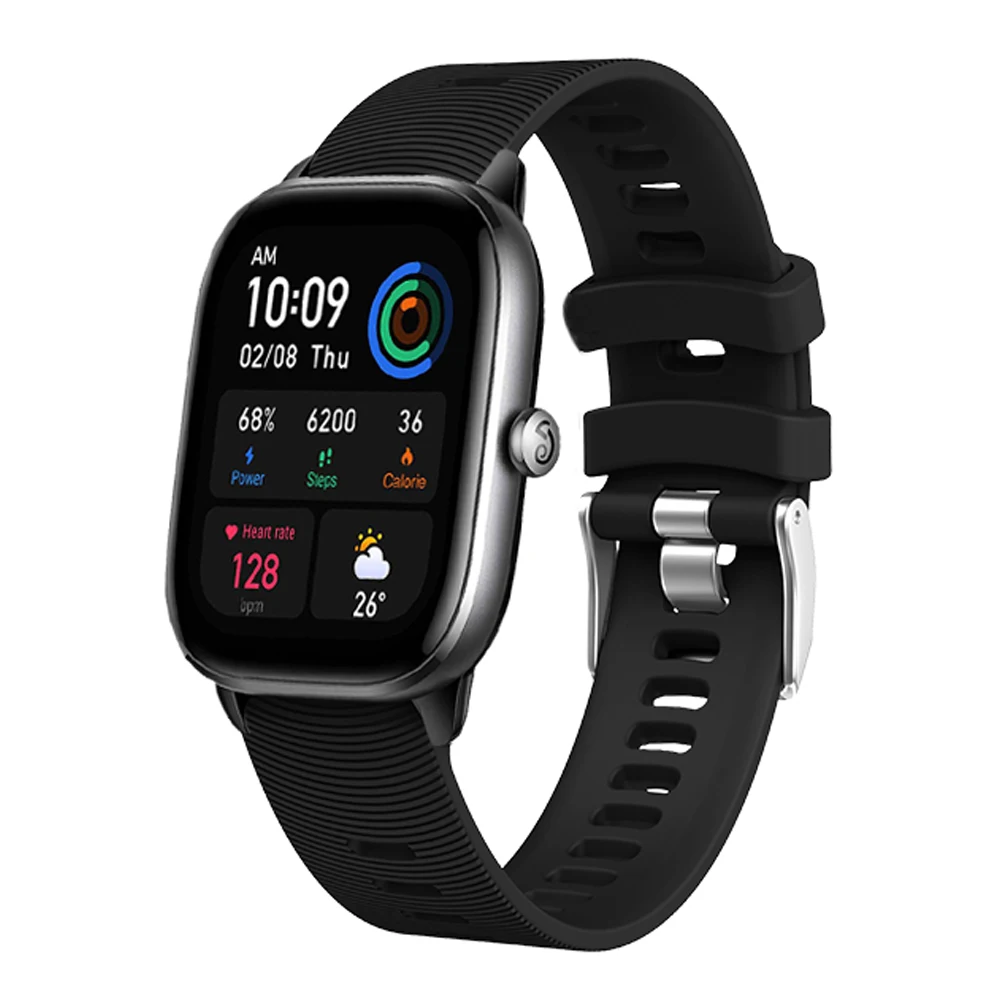 سوار ساعة بمحكم مخطط للرجال ، سوار ساعة رسمي لـ Amazfit GTS 2 صغير ، أسود وأخضر ، للمشي لمسافات طويلة في الهواء الطلق ، 20