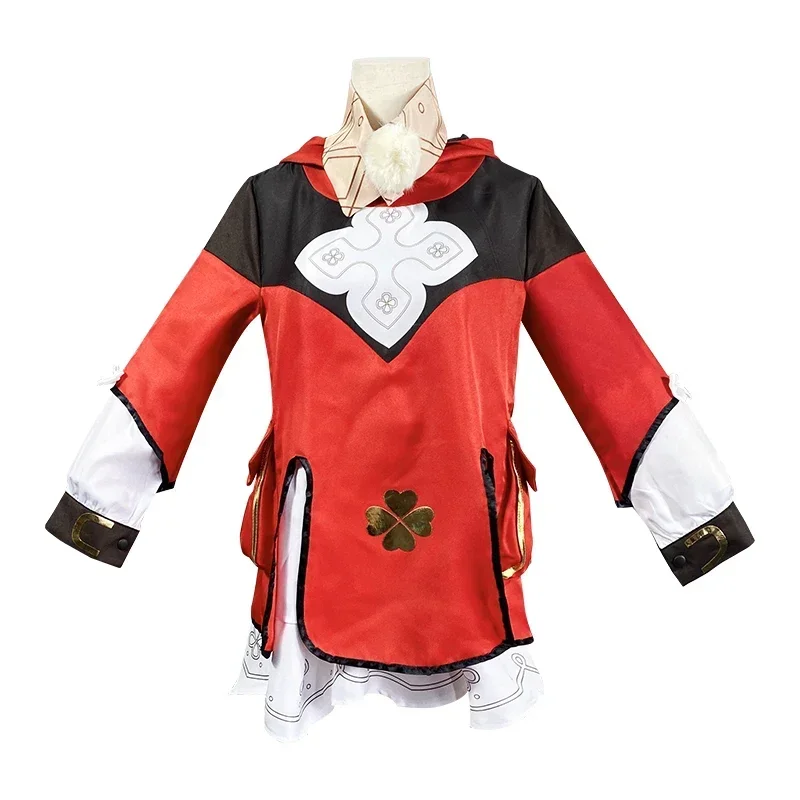 Genshin Impact Klee Cosplay Costume Uniform Anime Chinese Style Halloween Costumes for Kids Girl Women Ke Li