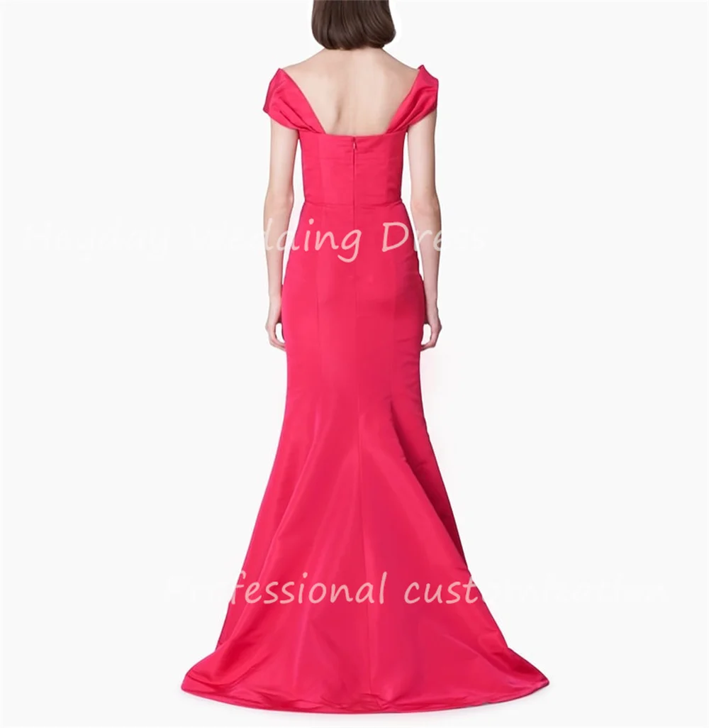 女性のためのパーソナライズされた人魚のドレス,正方形のネックライン,地面の長さ,裸の背中,フォーマルなイブニングパーティー
