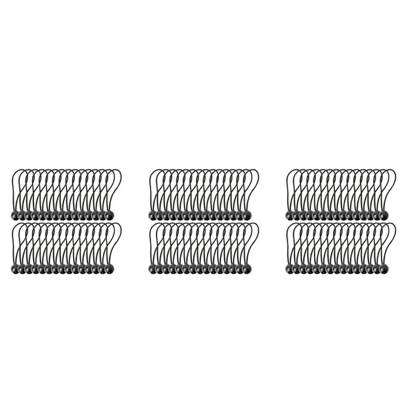 90 Pcs Bungee Cord With Balls Elastic Ties Bungee Toggles Ties For Marquees,Tents Banners,Flag Poles,Tarp-N37R