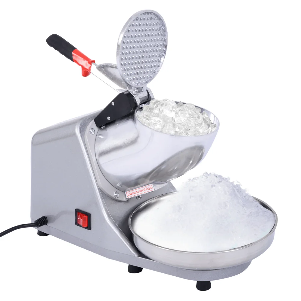 

Home Use Electric Double Blades Ice Crusher Ice Shaver Machine Manufacture Price