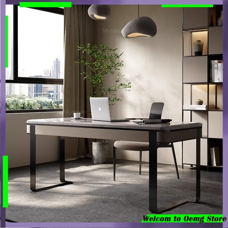 

Premium Luxury Computer Desk Sleek Office Table Organizer Perfect Gaming Setup Executive Workspace Muebles Oficina Decoration