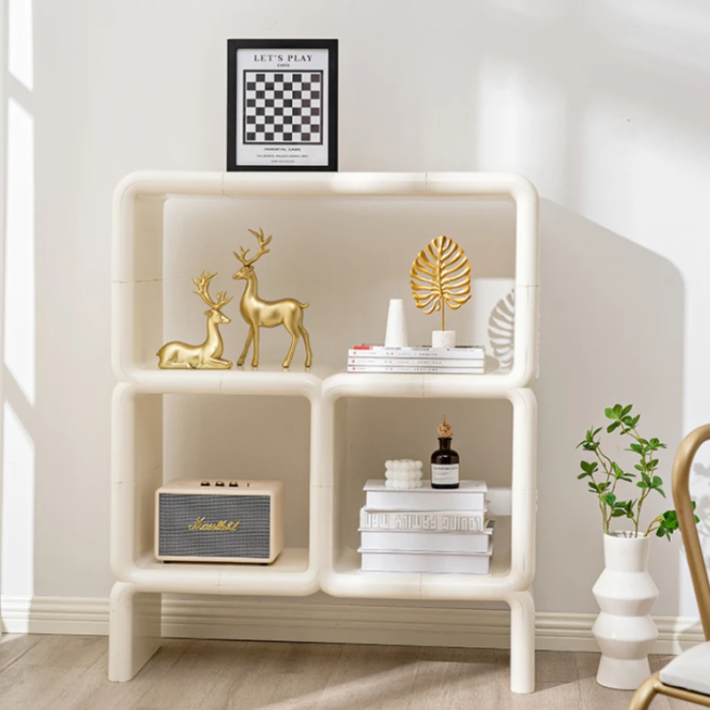 Modern White Bookshelf Items Living Room Indoor Items Minimalist Bedroom Magazine Rack Display Estanteria Salon Nordic Furniture