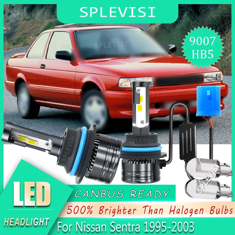 

Dustproof & Waterproof Wide Illumination 9007 HB5 Headlight LED For Nissan Sentra 1995 1996 1997 1998 1999 2000 2001 2002 2003