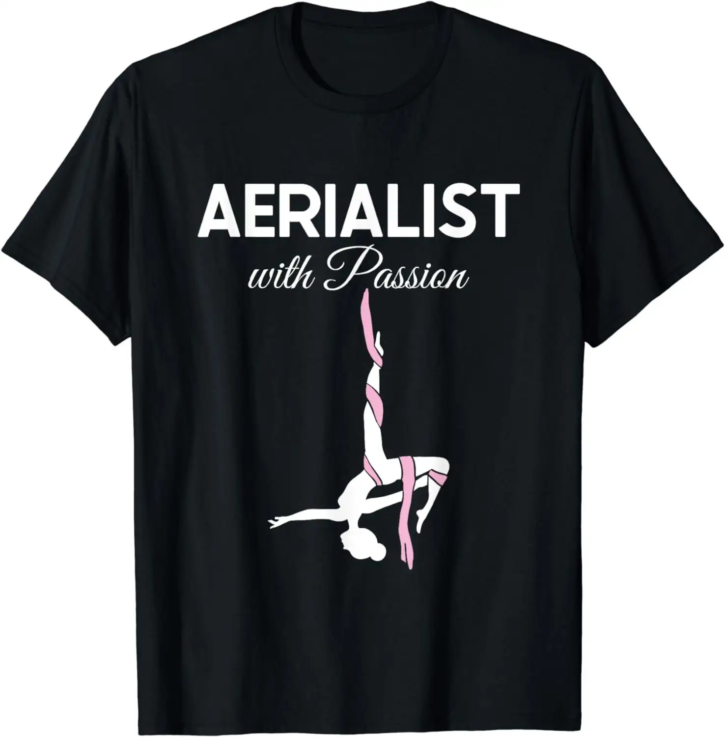 Aerialist Met Passie Gymnastiek Luchtzijde T-Shirt Zweet 52649