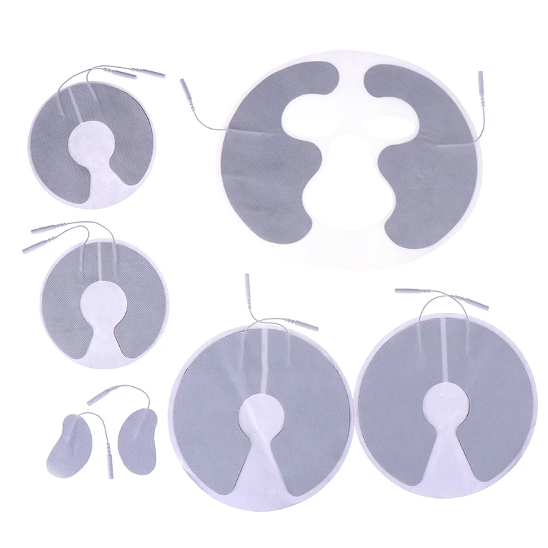 Electrode Pads Face Breast Massage Self - Adhesive Reusable Electrodes Conductive Electro Slice Massage accessories