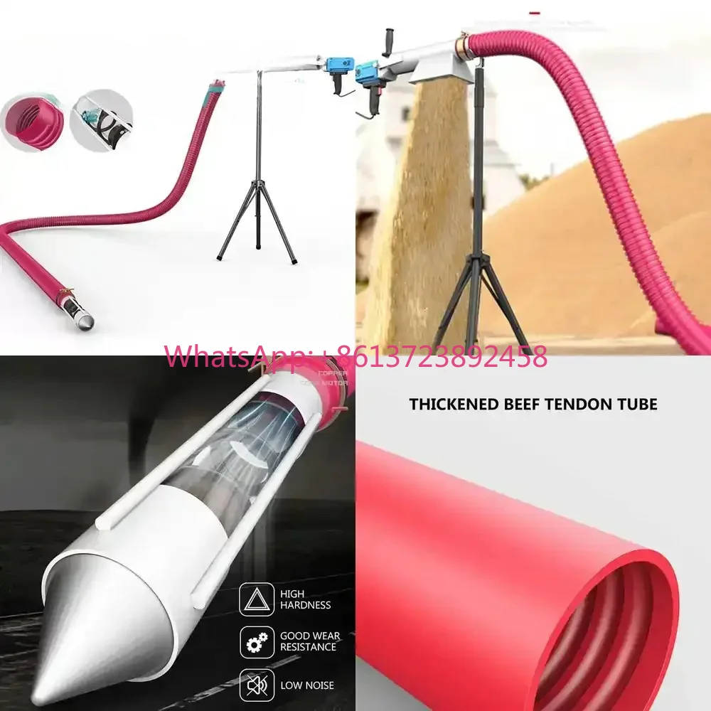 Large Suction Auger Screw Conveyor Grain Suction Machine for Feeding Conveyor Hose Car Loader Grain Handling Equipment