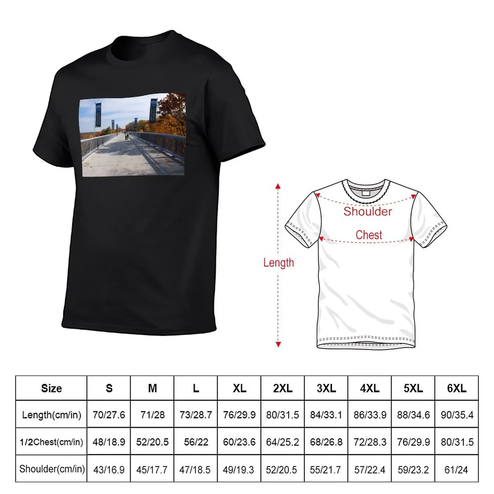 Walkway Over the Hudson T-Shirt oversizeds aesthetic clothes Men's t-shirt