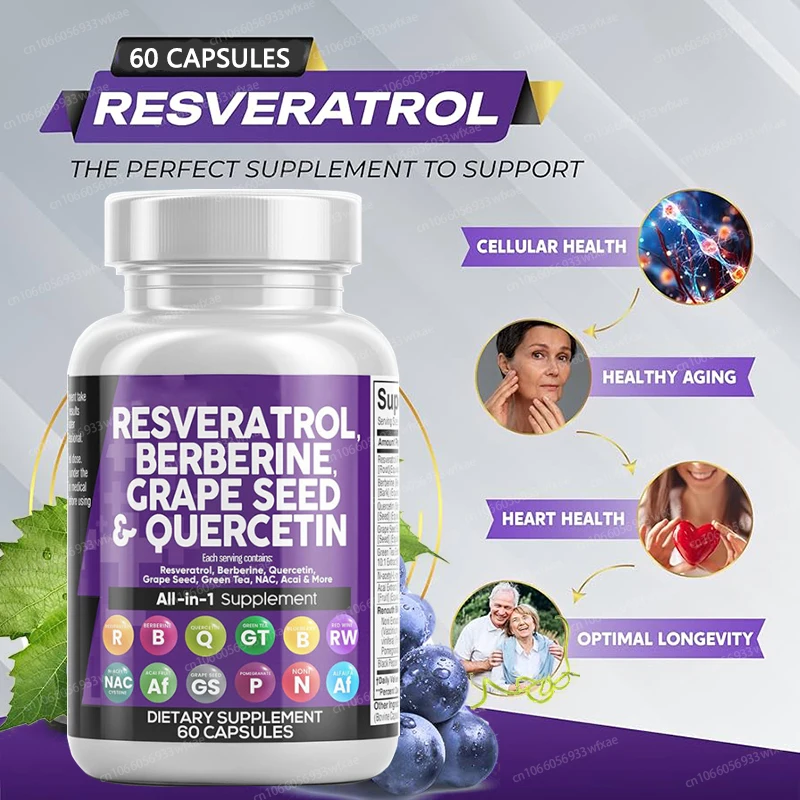 

Добавка Pure Resveratrol Enhanced с листьями зеленого чая и бербертина — защита от старения, мозга и суставов, общая, хорошо продуманная