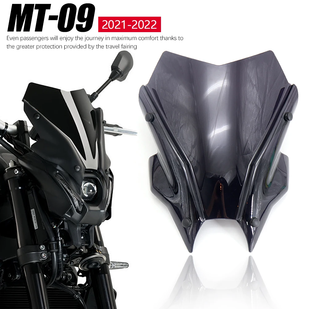 New 2021 2022 For YAMAHA MT-09 MT 09 MT09 FZ09 FZ-09 FZ 09 Motorcycle Accessories Sport Windshield WindScreen Visor Viser